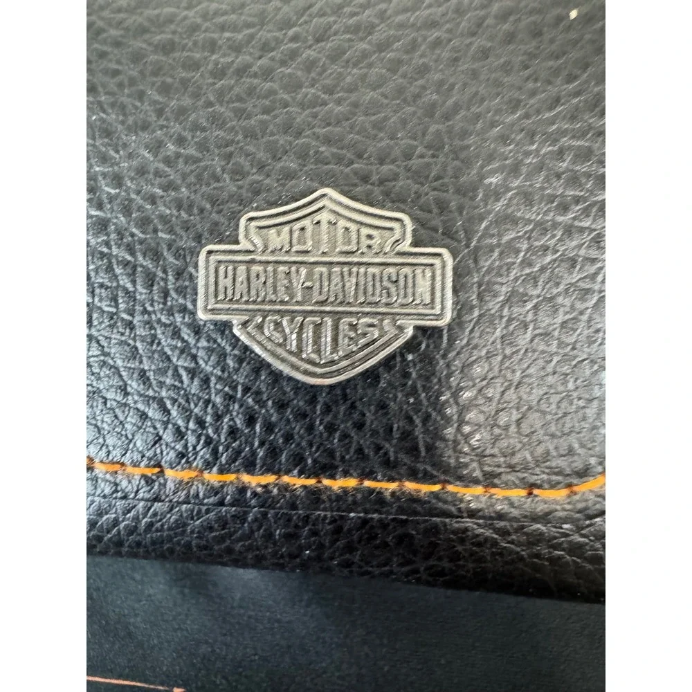 NEW‎ Harley-Davidson Semi-Hard Eyeglasses Case With Microfiber Cleaning Cloth
